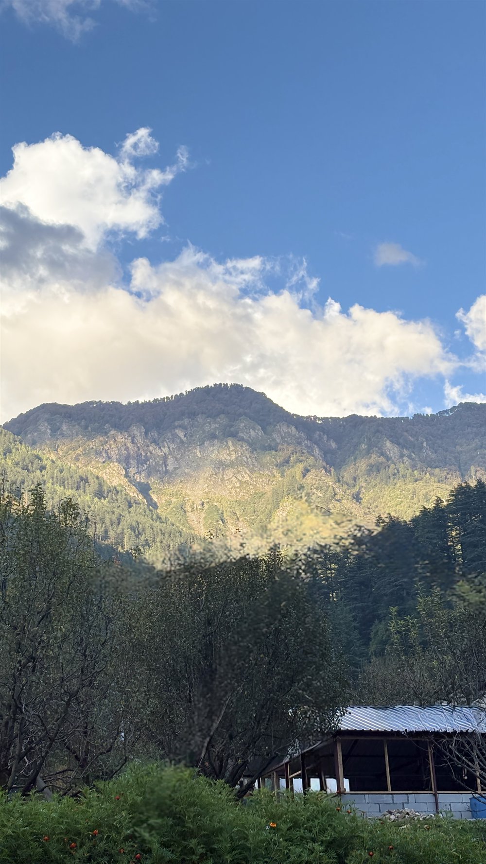 Mountain view from the left side of the retreat